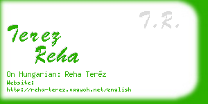 terez reha business card